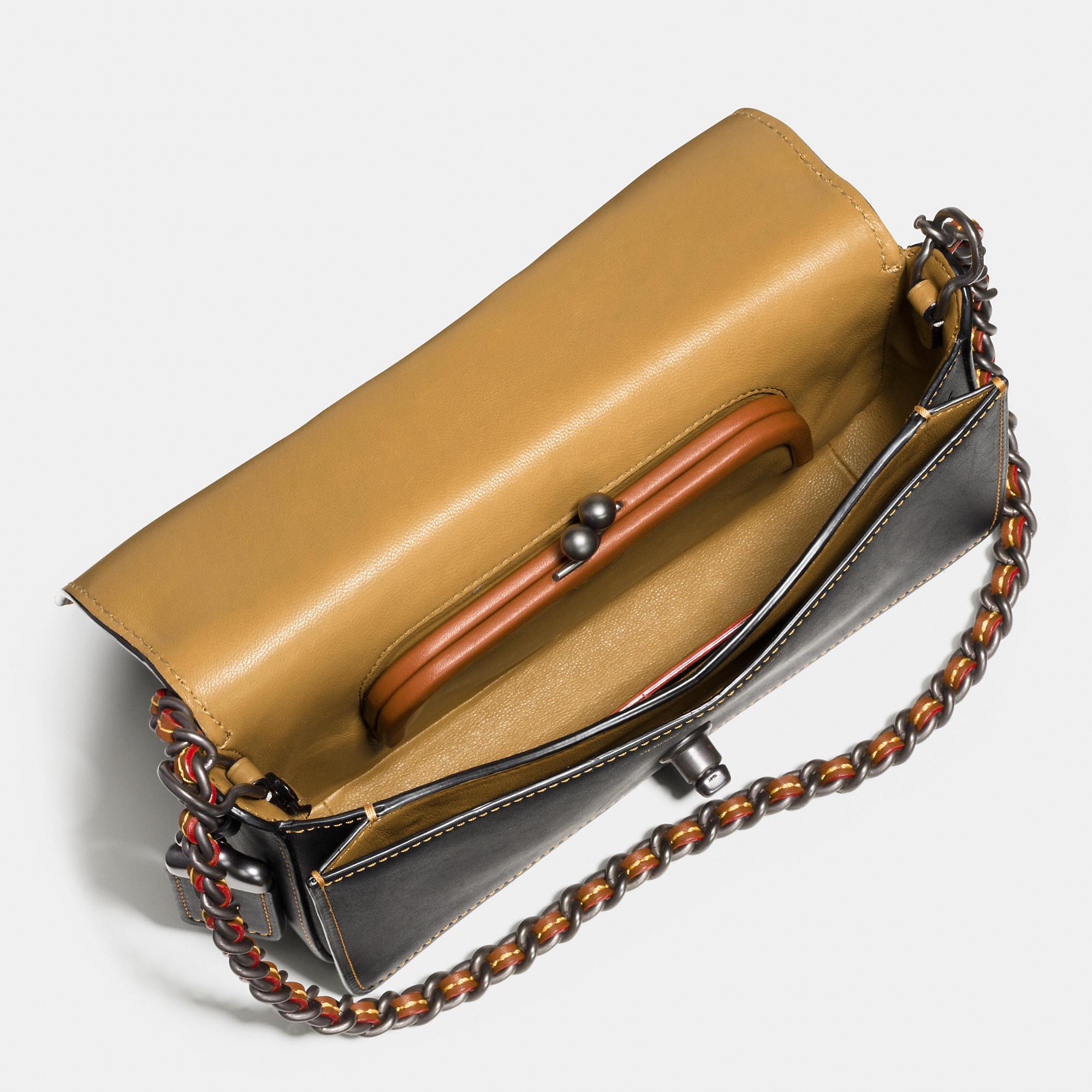 coach dinky 18 mini leather crossbody